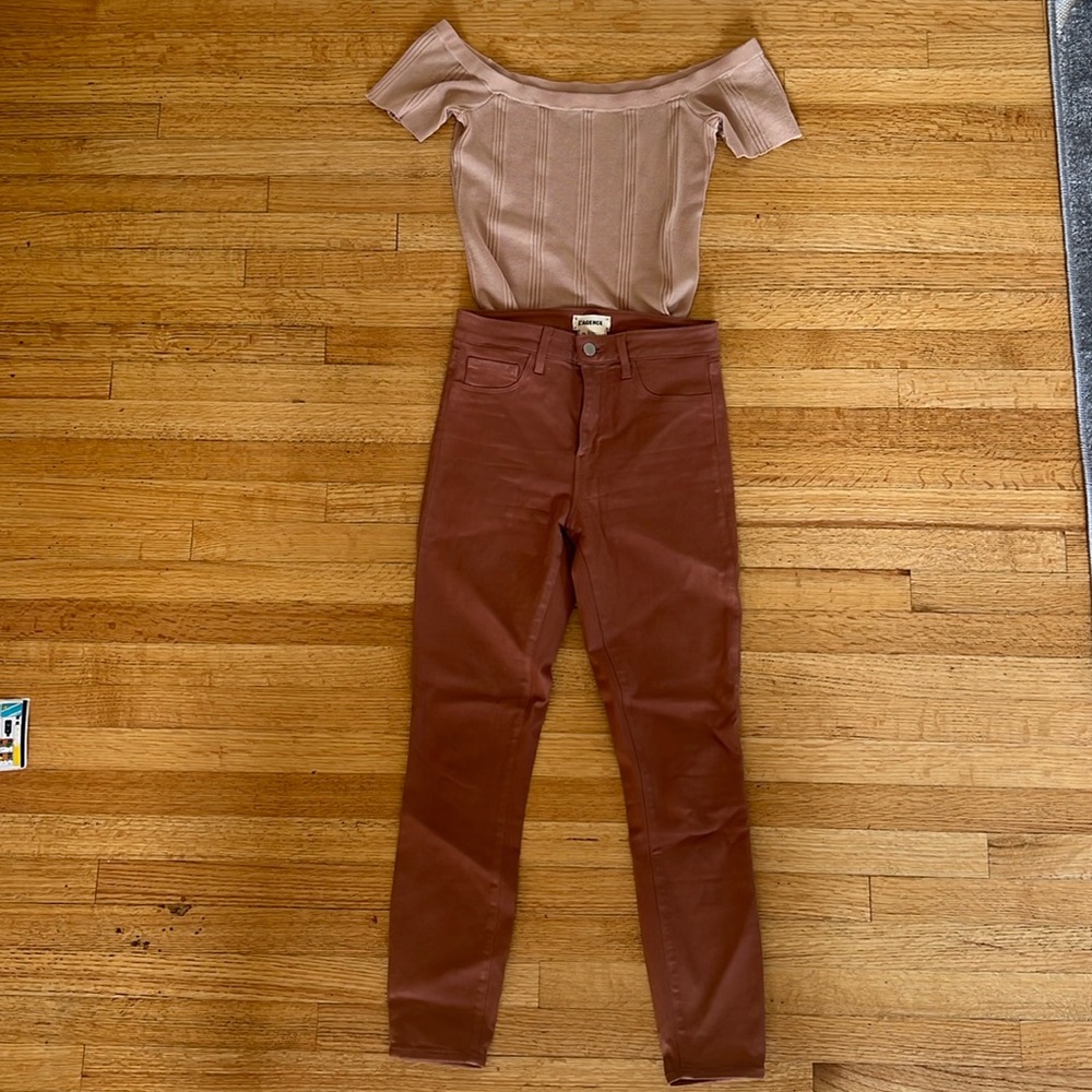 L’Agence Top & Coated pants